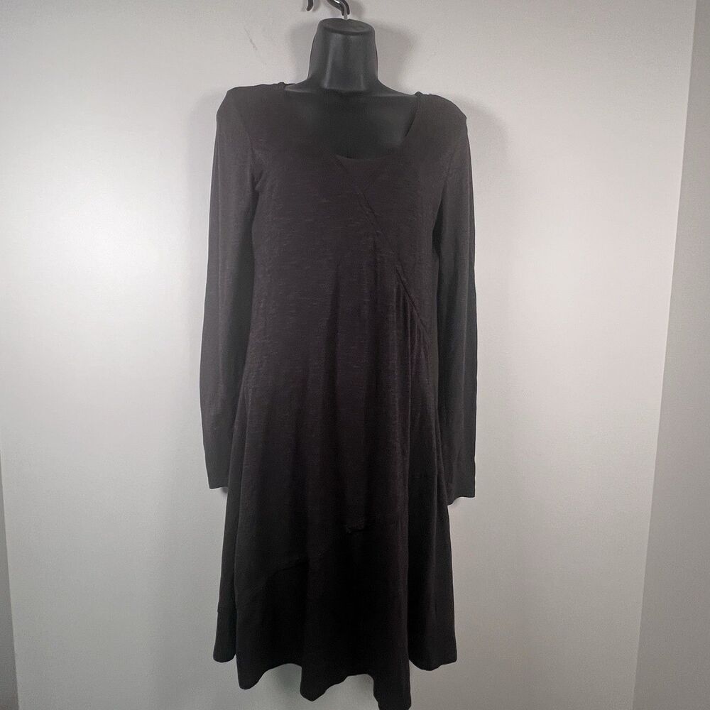 Horny Toad Co Faux Wrap Dress Womens Size XS Charcoal Gray
